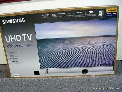 SAMSUNG SUPER 4K ULTRA HD TV 65 INCH Model: UN65MU8000FXZA
