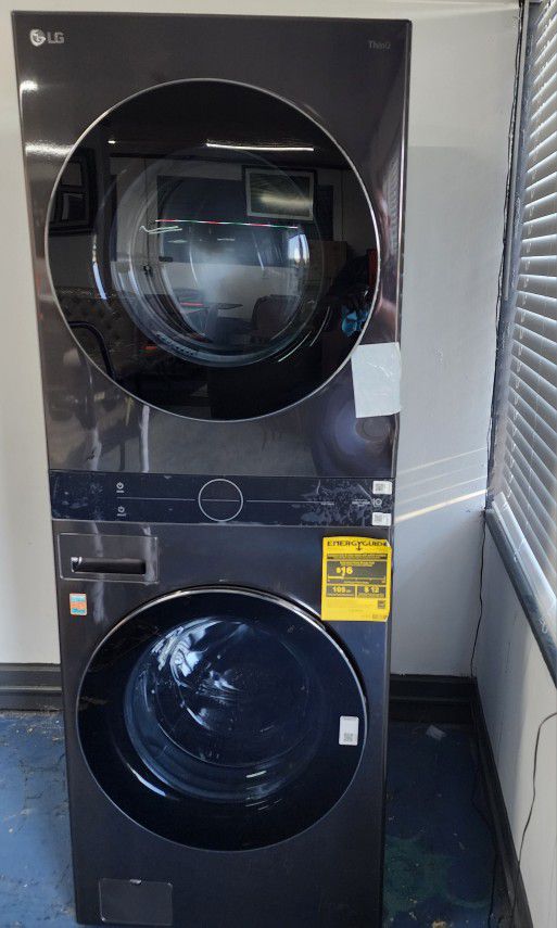 Sunday ONLY SPECIAL 
LG WashTower Stacked SMART  Washer &  Dryer 
(Brand New Scratch & Dent Unit)
