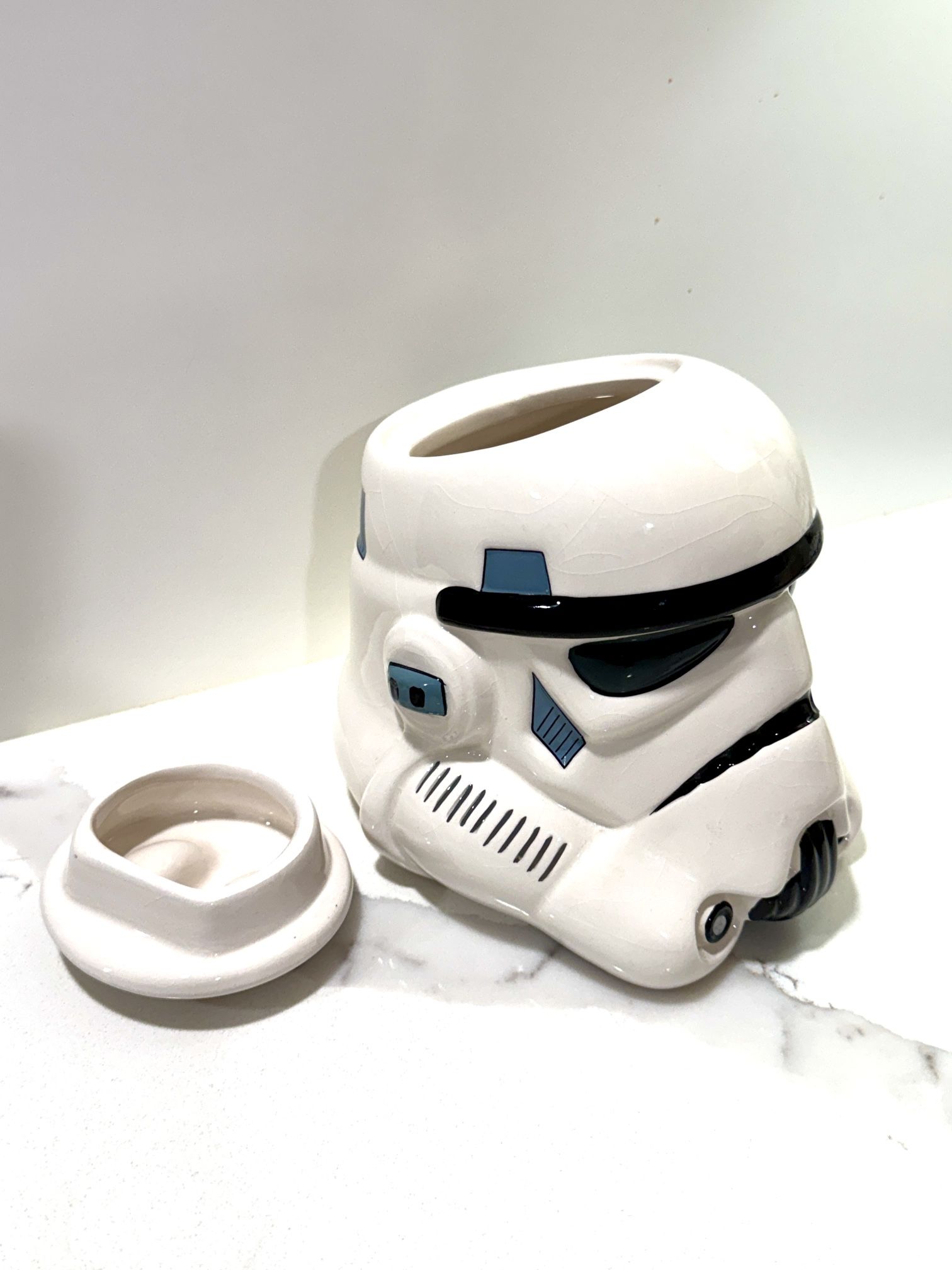 Star Wars Stormtrooper Ceramic Cookie Jar by Galerie – 2011 – Rare