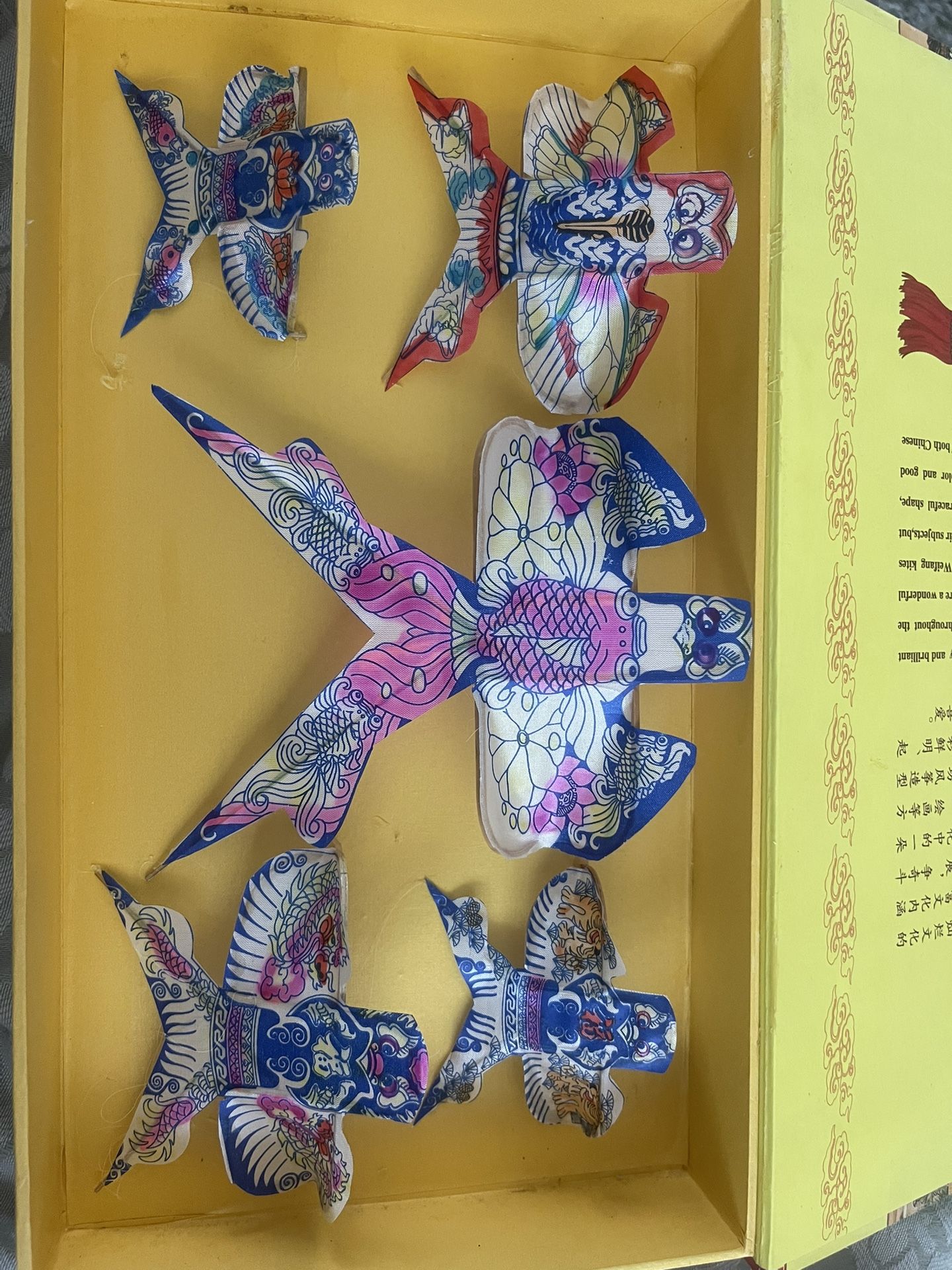 Weifang Miniature Kite Replicas Red And Case
