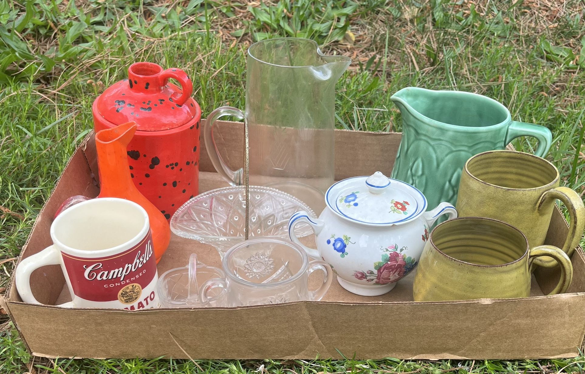 Asstd Glass/ Ceramics Lot REDUCED to $12 (ALL Pictured for One Price)