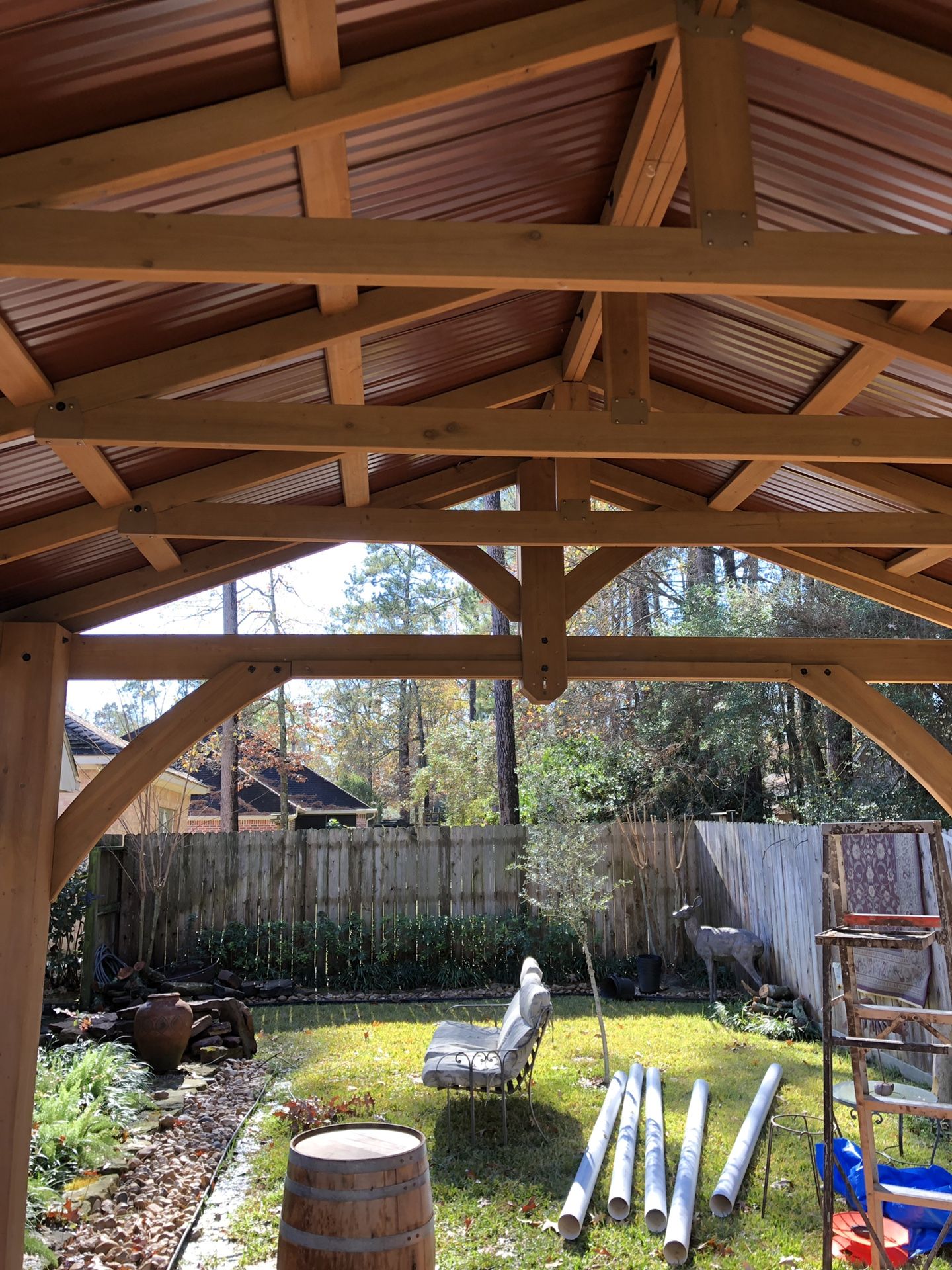 Yardistry Avery Pavilion with Aluminum Roof
