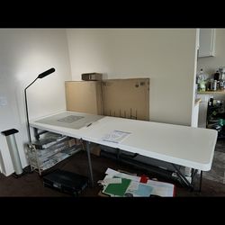 Mainstays 8ft Folding Tables (Set of 3) – Great Condition / Indoor Use Only