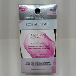 Physicians Formula Rosé All Night Ultra-Rich Restorative Cream PF10990 New