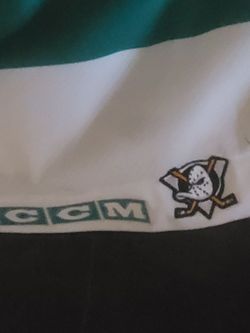 🔥 Rare vintage XL CCM Mighty Ducks “Wild Wing” jersey from the iconic 1(contact info removed)
