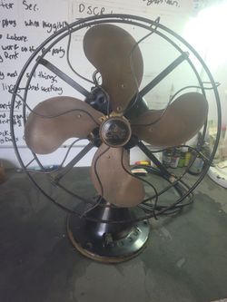 Vintage Emerson Motors Electric Desk Fan