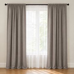 Blackout Curtain panels in Neutral /beige 54x83" (135x210cm)