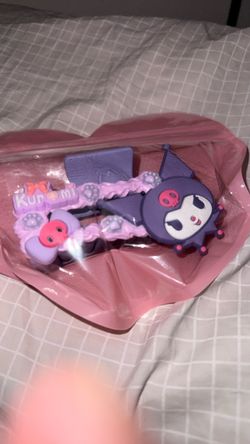 Kuromi Hair Clips Set