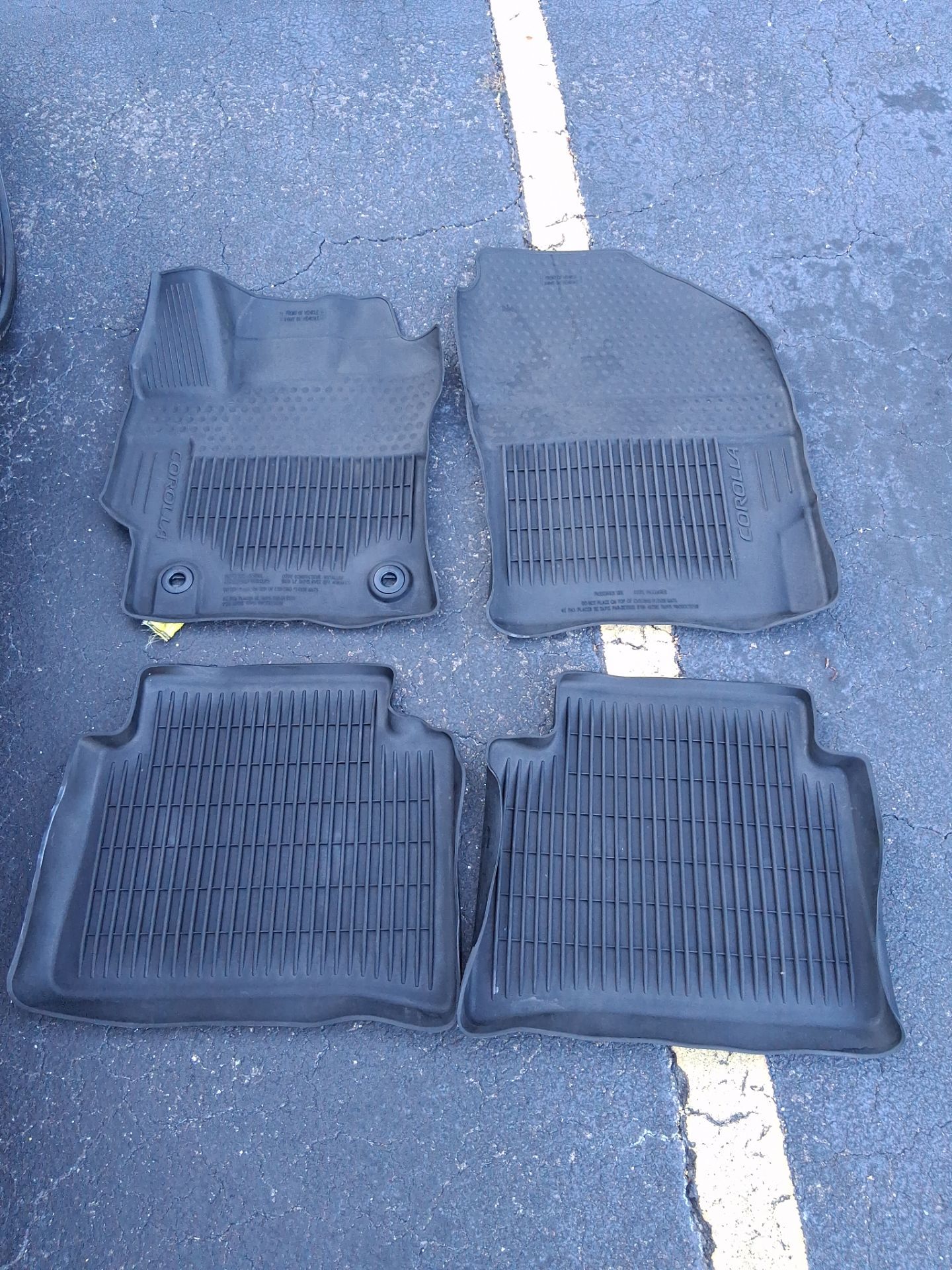 Toyota Corolla All Weather Floor Matts