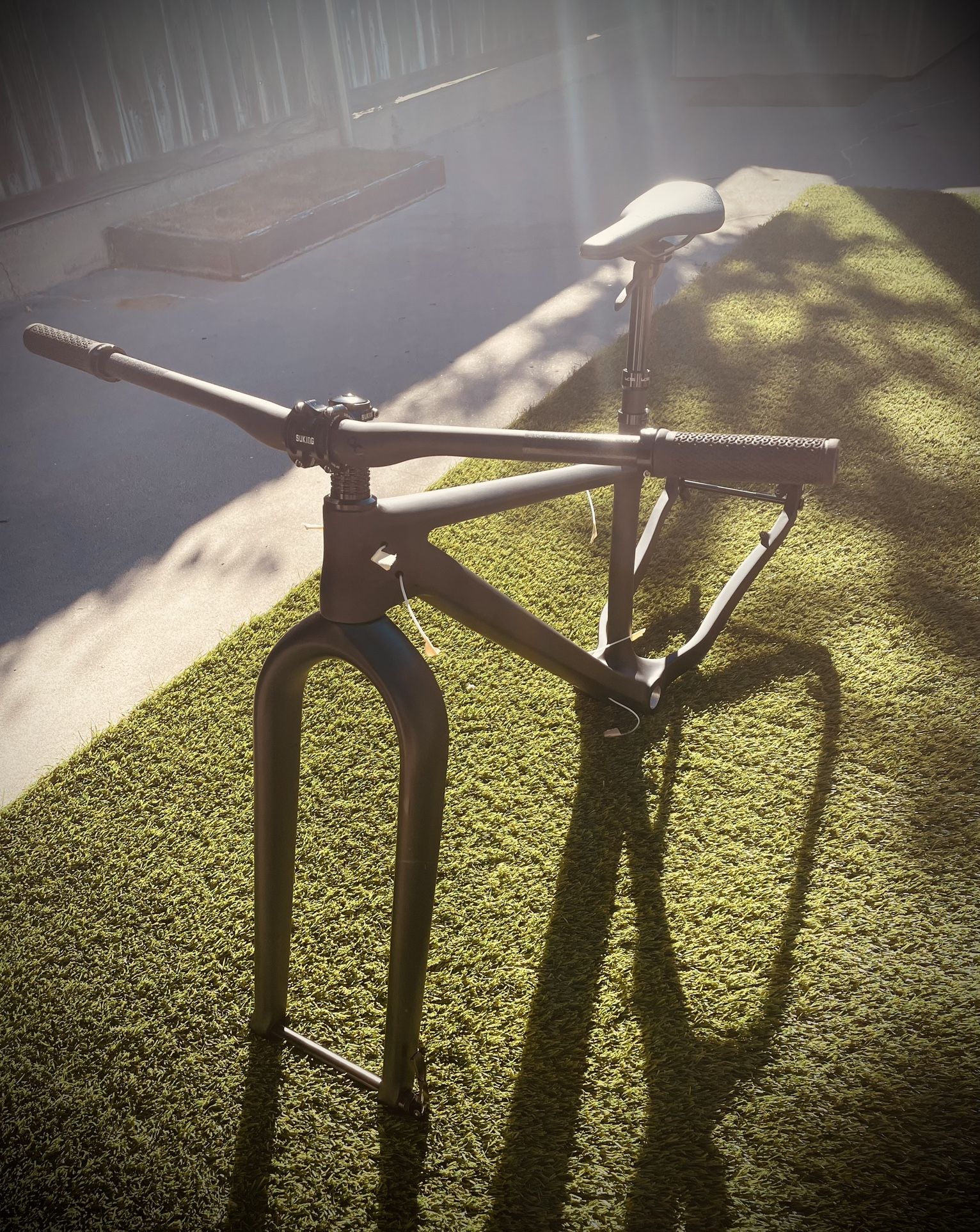 ICAN Cycling SN01 Fat Bike Carbon Frame Fizik Saddle OC Orbea MC10 Bars