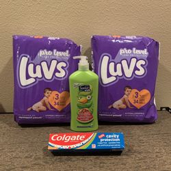 Luvs Size 3 Diaper Bundle $15 