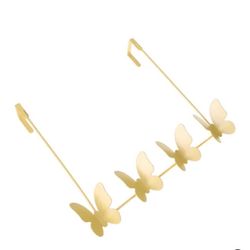 2 Perchero De Mariposa Hermoso Para Puerta