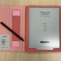 reMarkable 2 Bundle — Marker Plus + Case + 14 Tips