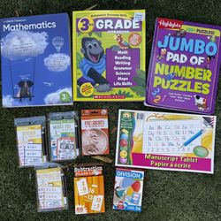 Educational Books and Flash Cards Set