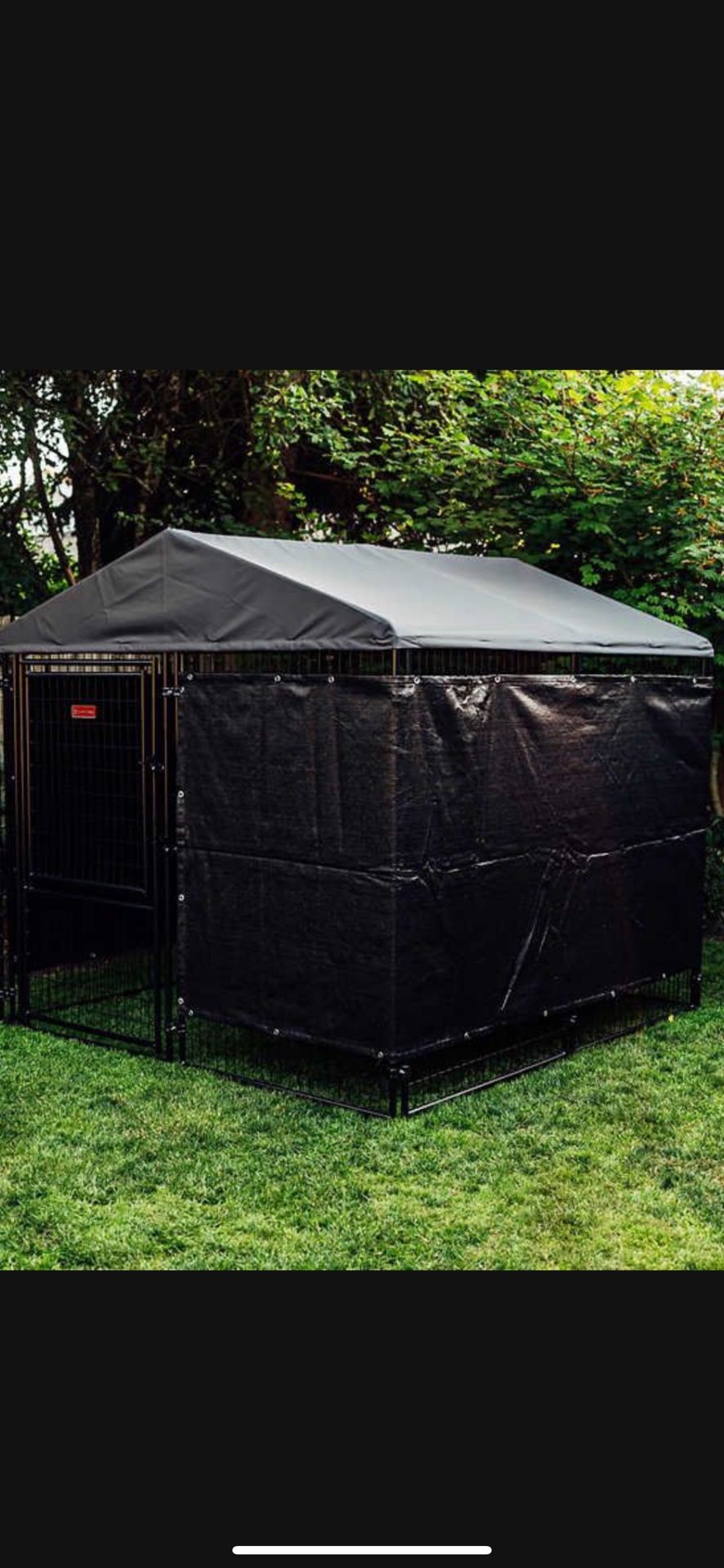 Brand New Lucky Dog STAY Series Executive Dog Kennel 8'x8' with Privacy Screen