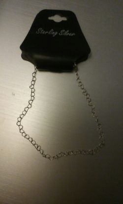 9" Sterling Silver Ankle Bracelet