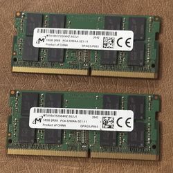 32 GB ram upgrade 1Rx8 PC4 3200AA ram module