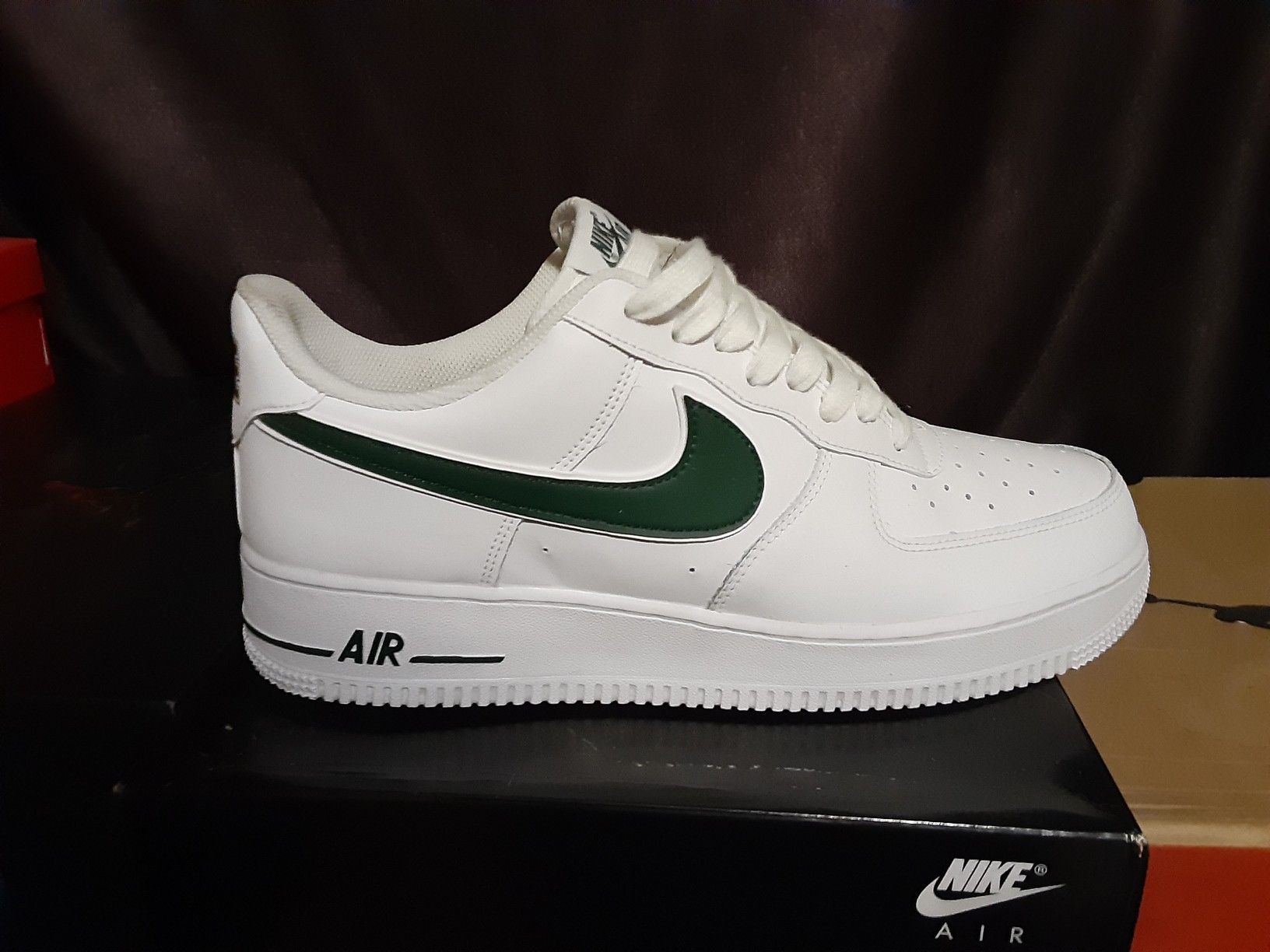 Size 12 White/Green AF1