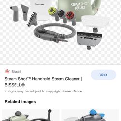 NEW Bissell Handheld Stream Cleaner With Accessories