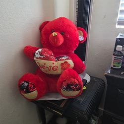 Big Red Teddy Bear