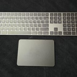 Apple magic keyboard and trackpad set