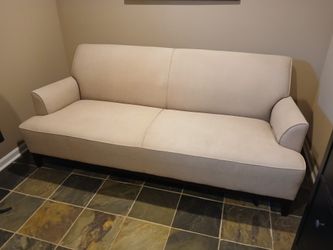 80" light beige sofa