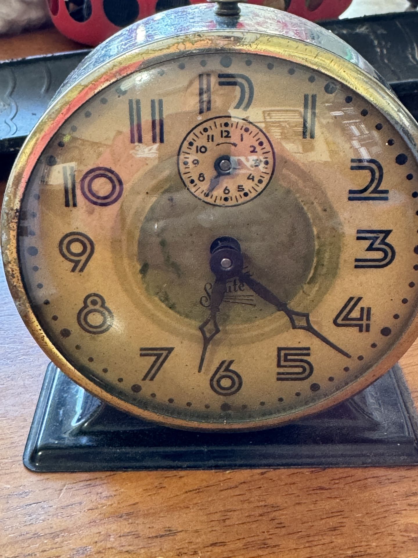 Bintage 1930’s ingraham salute alarm Clock