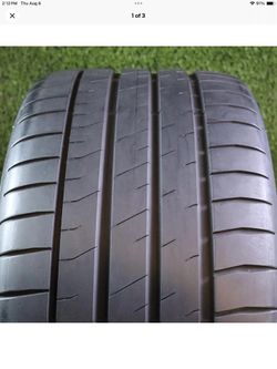1 285 35R20 Bridgestone Potenza Sport with 90% Tread 8/32 100Y SKU 27857 Grade A Tires