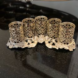 Vintage Hollywood Regency Sam Fink Cherub Lipstick Holder 