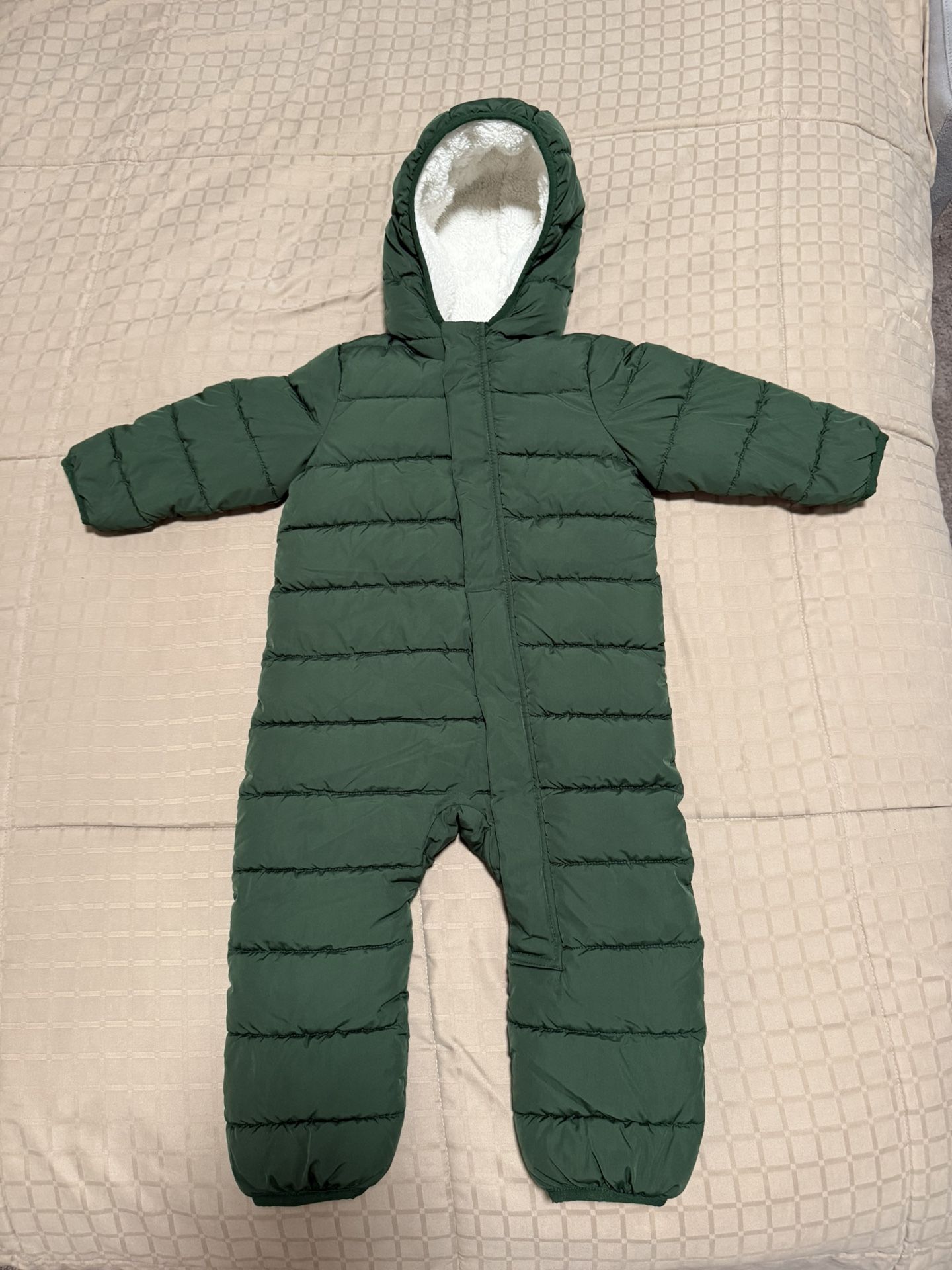 Primary Baby Parka Puffer Suit Green 18-24 Mo