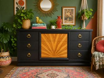 Stunning Black MCM Dresser