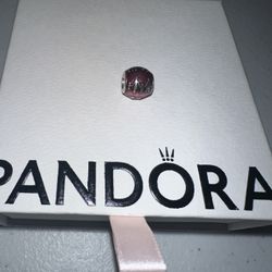 Pandora family of 4 silhouette pink charm for bracelet