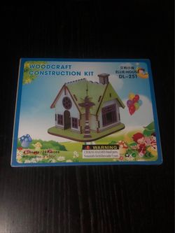 Woodcraft Construction Kit Ellie House DL-251