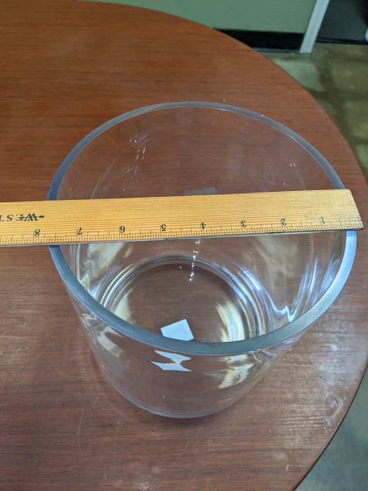 New Heavy Glass Vases