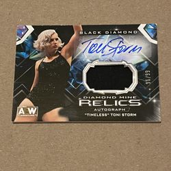 “Timeless” Toni Storm Auto Relic 2024 Black Diamond 96/99