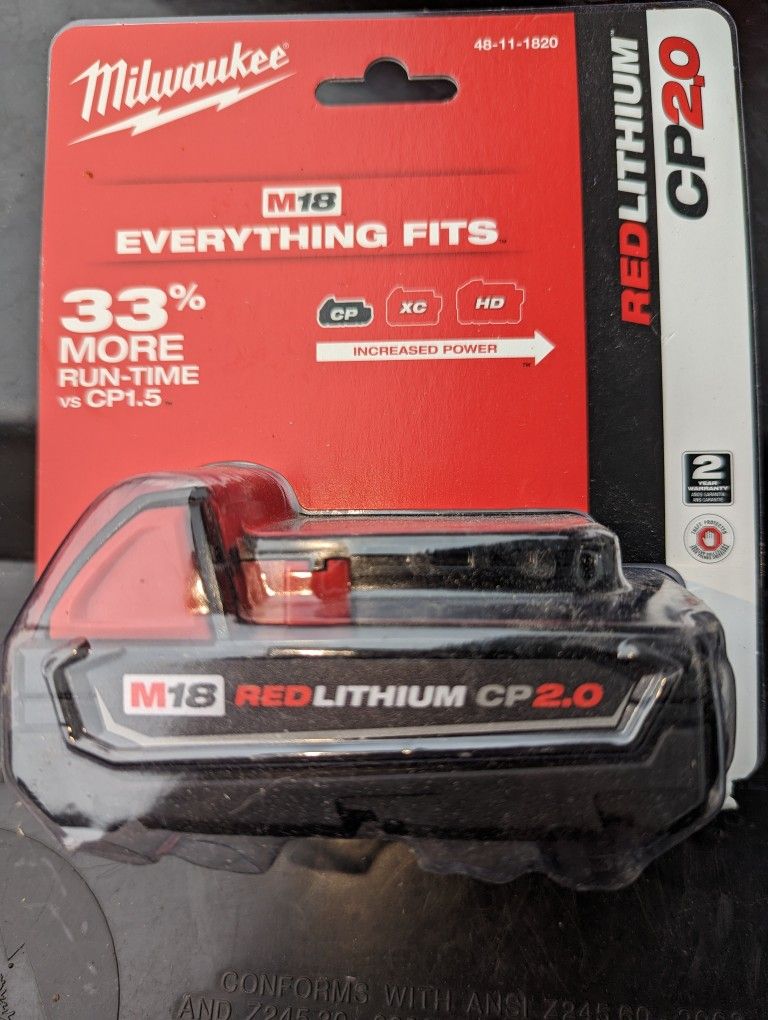 18v Milwaukee Battery