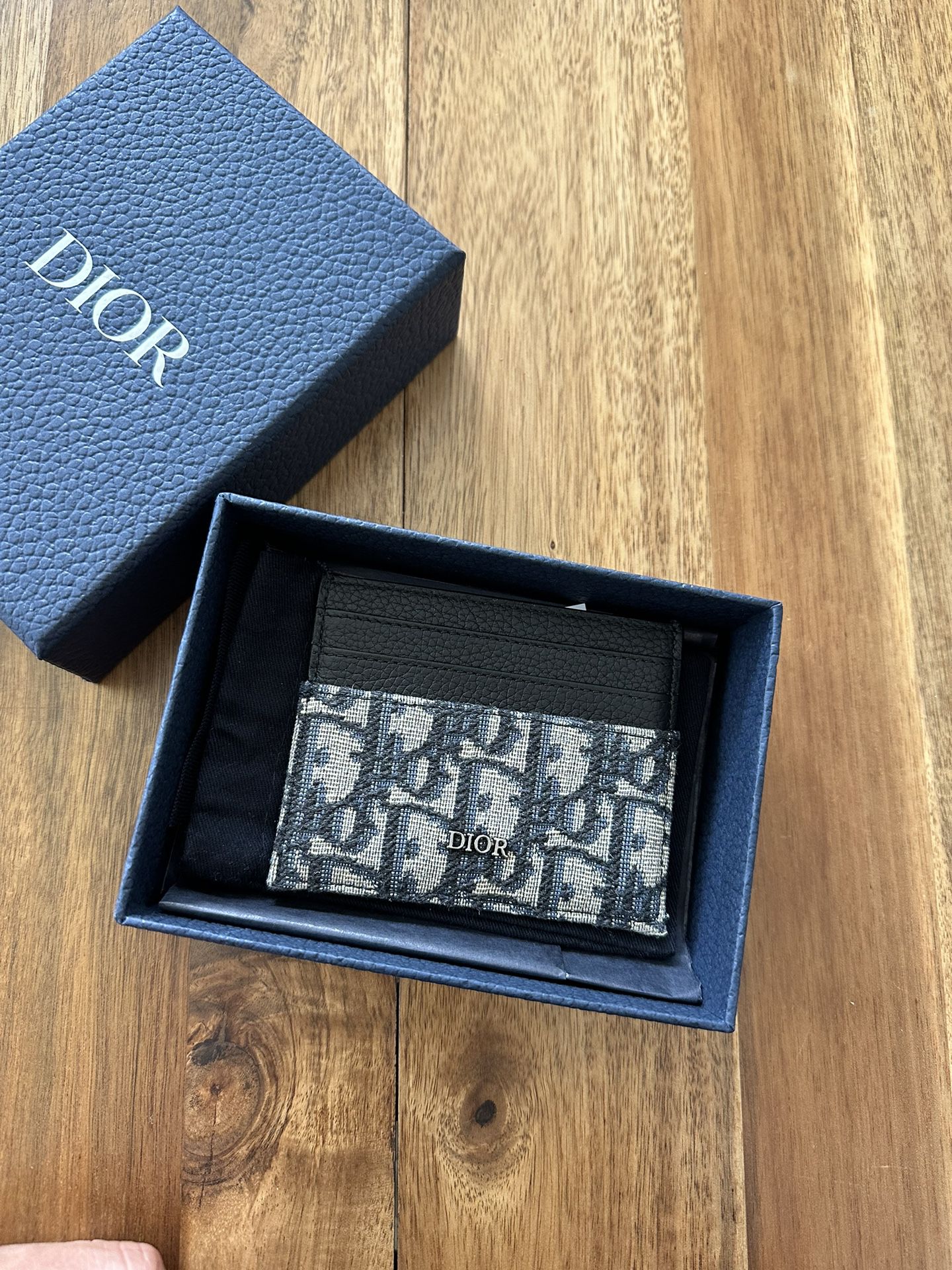Dior Oblique Canvas Leather Wallet