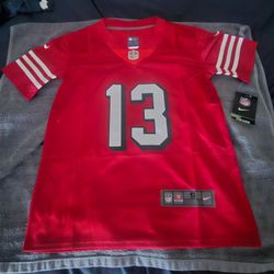 49ers Youth/Woman Purdy red throwbacks Jerseys $50ea Firm S M L Xl