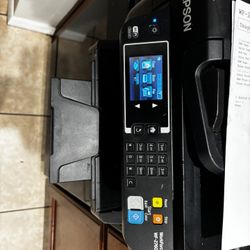 Workforce -wf2760 WiFi printer scanner copier . Power cord included & paper new ink installed