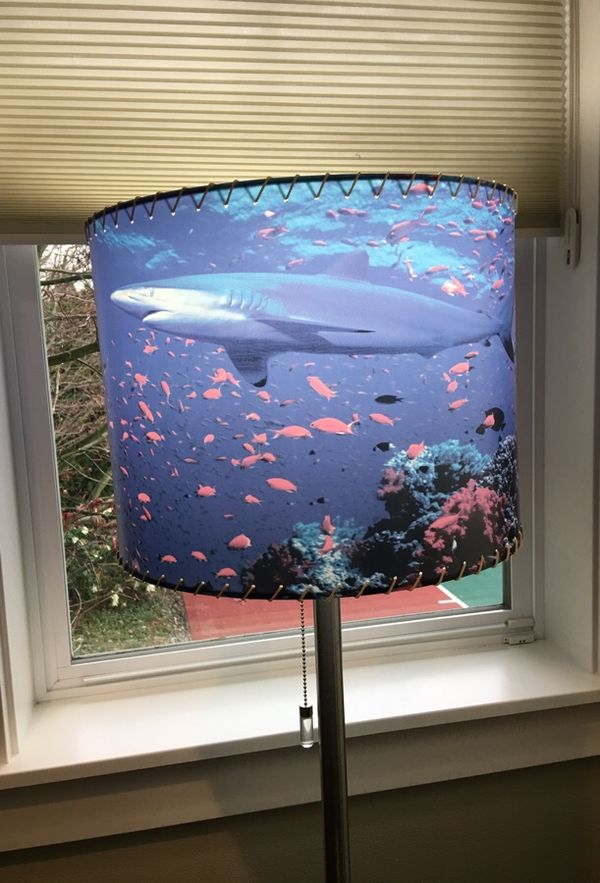 Pottery Barn Shark Shade Standing Lamp Household In Kirkland Wa Pottery Barn Shark Shade Standing Lamp Household In Kirkland Wa Offerup