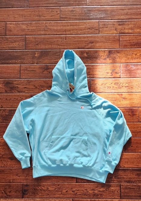 Champion Mens XXL turquoise hoodie new,All Products : American Fashion Style Bags On Sale