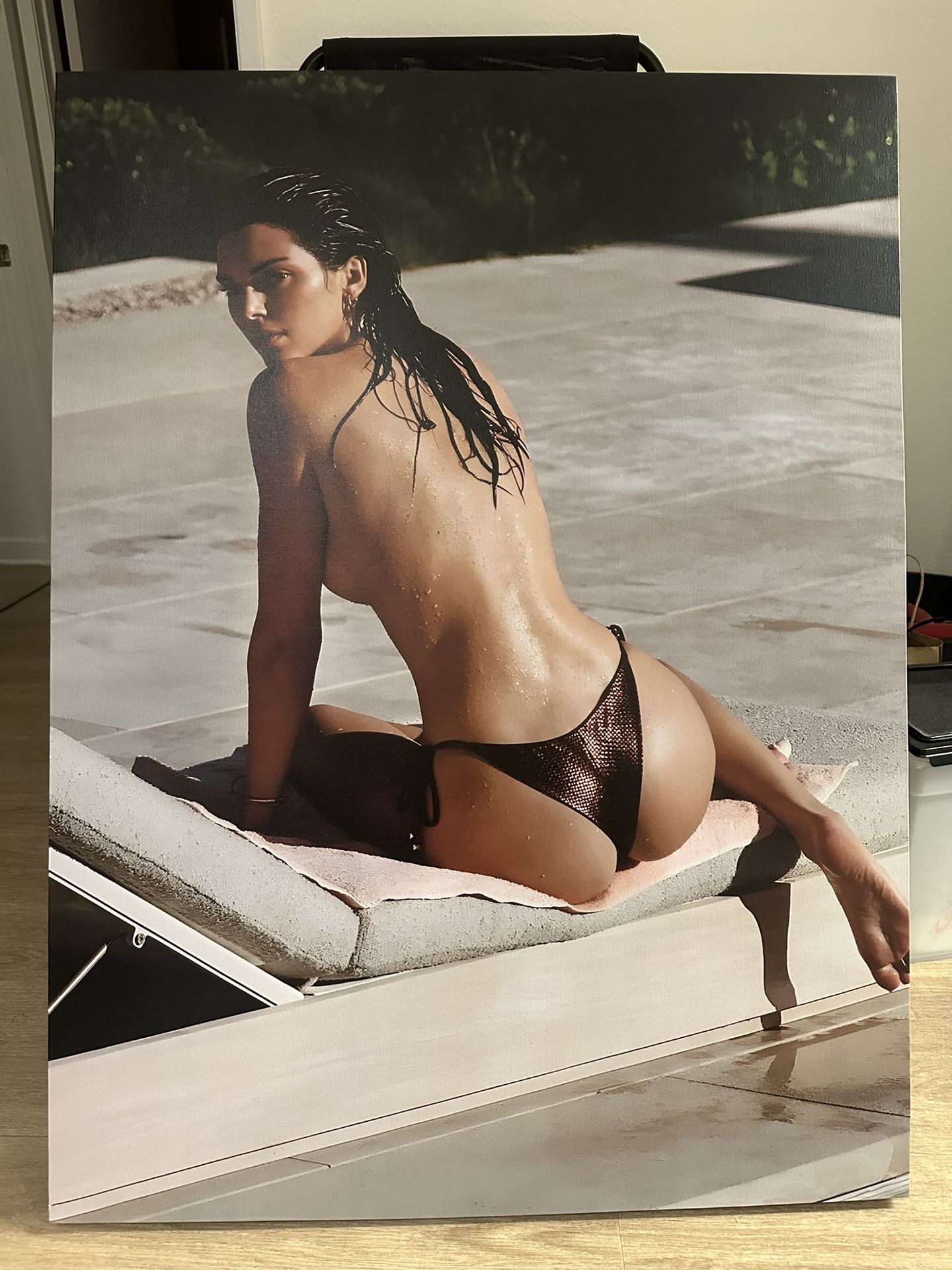 Brand New Canvas Print - Kendall Jenner 40x30 Inches
