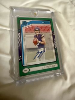 JJ McCarthy auto rookie