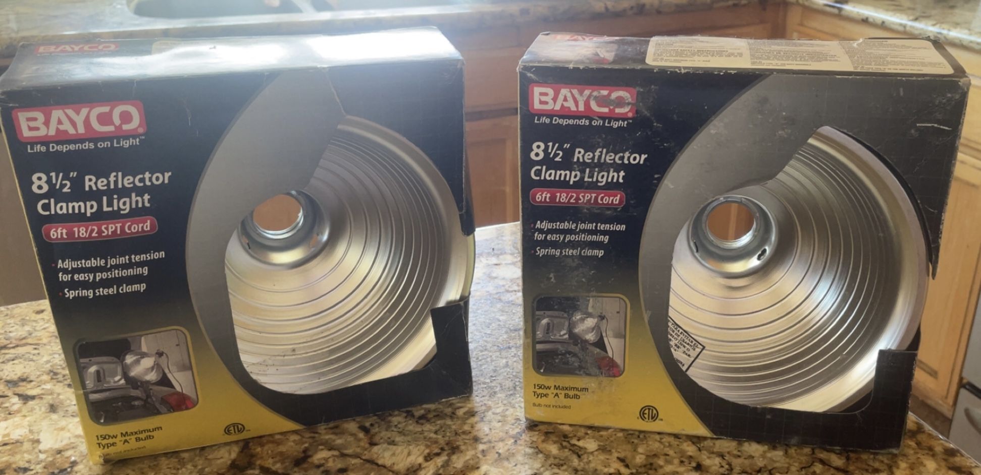 reflector Clamp Light 10$ each