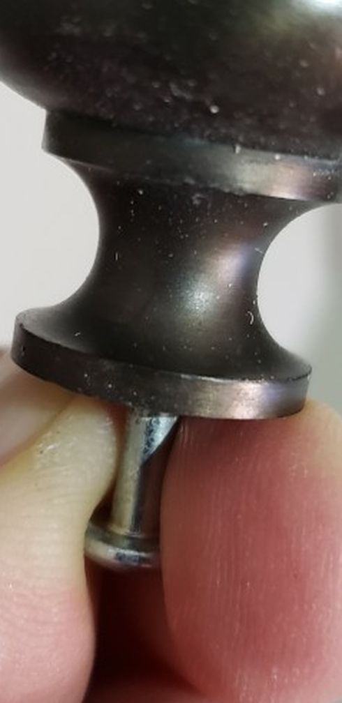 Kitchen Cabinetry Brass Knobs, Oiled Bronze Finish