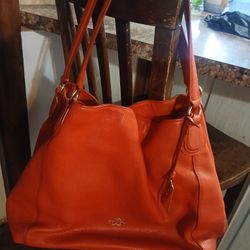 Coach Edie 31 polished pebble leather. Shoulder bag