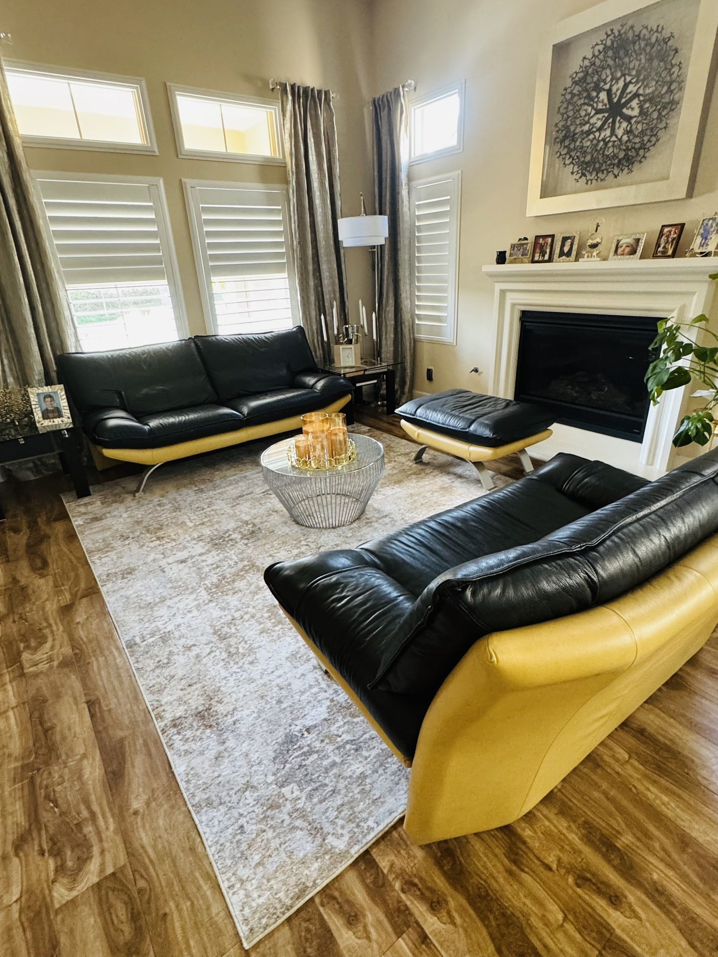 Leather Couch Set