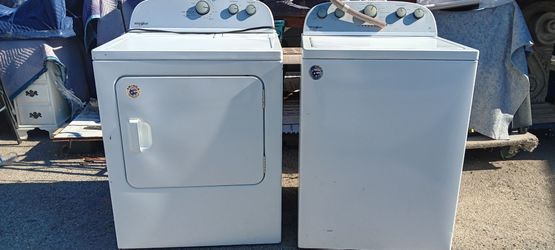 Whirpool washer and dryer