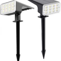 LED Outdoor Solar Lights (2 Pack)