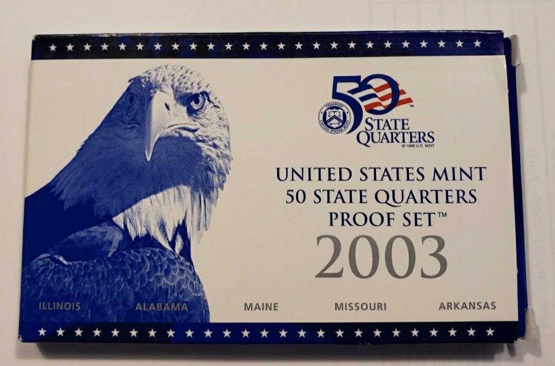 United States Mint 50 State Quarters Proof Set 2003!